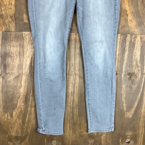 Athleta Womens Jeans Gray Denim Sculptek Mid Rise Slim Stretch 8 - Picture 3 of 12
